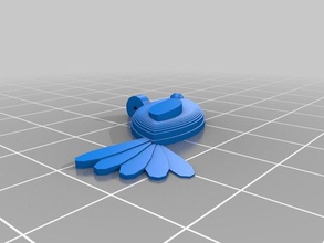 once bird now fish accessories customized 3d print model - Mito3D