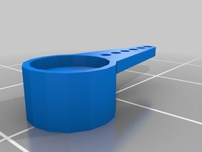 torre pro micro braço do servo -único A impressão 3d 3d print model - Mito3D