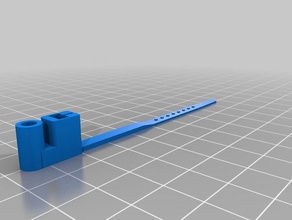 my customized cable tie parts 3d print model - Mito3D