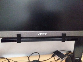 wii sensor bar mount acer b236hl monitor toy & game accessories video games 3d print model - Mito3D