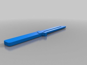 fixed blade nevo hand tools amitay knife skooter 3d print model - Mito3D