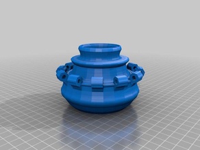 travar pote decoração rob keers roterdão 3d print model - Mito3D