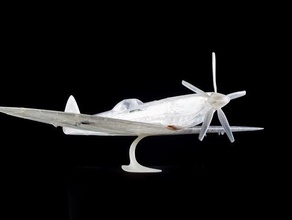 wing part rc spitfire r c vehicles 3dlabprint aircraft airplane glider plane printable radio control remote supermarine 3d print model - Mito3D
