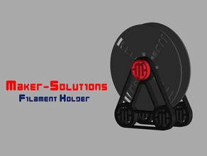 maker-solution filament holder 3d printing filamentchallenge 3d print model - Mito3D