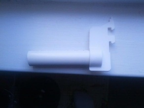cubical spool hook filamentchallenge 3d printing cubicle endcap filament holder 3d print model - Mito3D