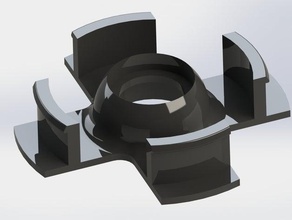 spool titular de 57mm rolamento forte clips montagem Impressora 3d acessórios filamento-spool filamento 3d print model - Mito3D