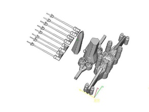 alternative x-wing kit toys & games 3d print model - Mito3D