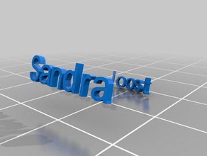 ring joost sandra rings customized 3d print model - Mito3D