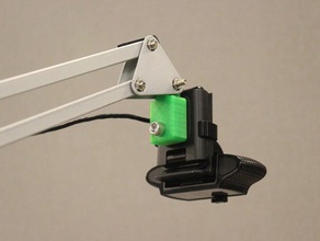 webcam caméra trépied de montage ikea tertial la lampe l'électronique c920 c930 logitech monture 3d print model - Mito3D