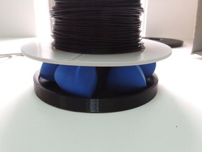 objet de largeur constante filaments tour table Imprimante 3d accessoires filamentchallenge filament titulaire support bobine la vapeur tige tvy 3d print model - Mito3D