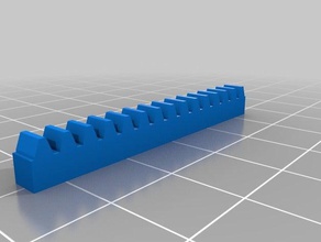 meine angepasste lego Zahnstange Bau-Spielzeug kundengebundene 3d print model - Mito3D