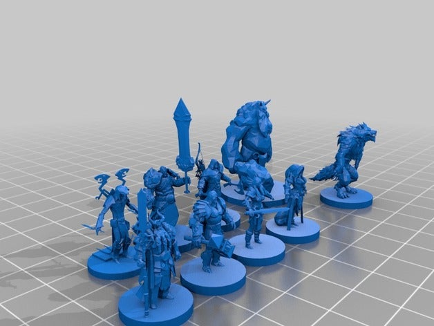 wayfarer tattiche - 18mm 28mm pantheon norreno giochi malato ottenuto norse colpirà viandante 3D print model - Mito3D