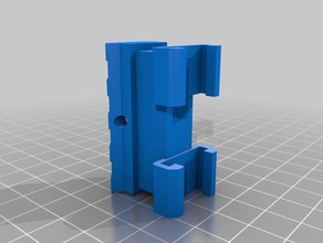 altura extendida nerf táctica riel picatinny rail La impresión en 3d 3d print model - Mito3D