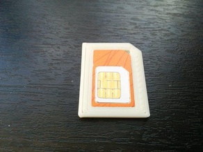 sım kartı 2 sd kart dönüştürücü Baskı cep telefonu 3d print model - Mito3D