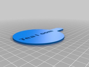 il mio personalizzato parametrico caffè stencil sala da tè cucina & pranzo su misura 3d print model - Mito3D