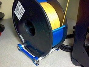 bare essentials-spool-Halter no-tangle-filament-Manschette 3d Drucker Zubehör filamentchallenge 3d print model - Mito3D