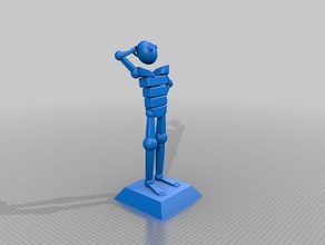 tensor de la figura art 3d print model - Mito3D