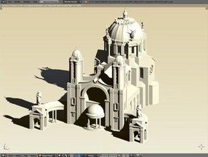 nuestra señora de la victoria basílica cúpula las estructuras edificios olv 3d print model - Mito3D