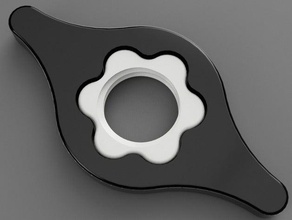 thumb screw tightener tool - m24x3 hand-Werkzeuge 3d print model - Mito3D