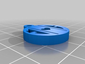 meine kundenspezifische Monogramm-Anhänger mehrere Schleifen Schmuck kundengebundene 3d print model - Mito3D