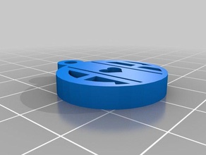 meine kundenspezifische Monogramm-Anhänger mehrere Schleifen Schmuck kundengebundene 3d print model - Mito3D