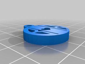 meine kundenspezifische Monogramm-Anhänger mehrere Schleifen Schmuck kundengebundene 3d print model - Mito3D