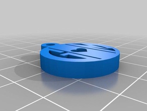 meine kundenspezifische Monogramm-Anhänger mehrere Schleifen Schmuck kundengebundene 3d print model - Mito3D