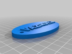 vazquez-tag Münzen und Abzeichen name-tag 3d print model - Mito3D