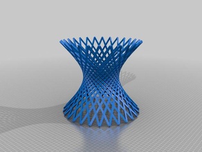meine angepasste hyperboloid-Gitter Mathe-Kunst kundengebundene 3d print model - Mito3D