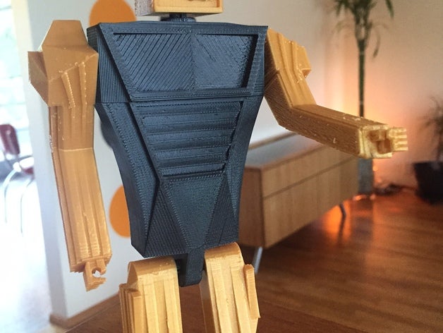 articulado de la vendimia del robot juegos y juguetes el 3D print model - Mito3D