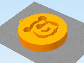 gummi bear medaglione puntelli 3d print model - Mito3D