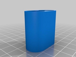 battery case 1x2 containers customized 3d print model - Mito3D