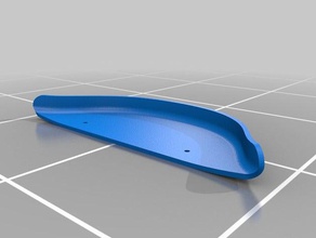 freebord nosetail koru spor açık havada longboard koruyucu kaykay 3d print model - Mito3D