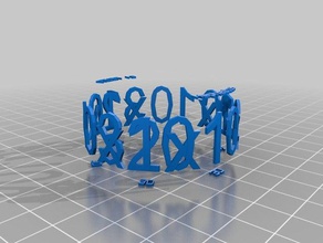 il mio personalizzato spacer2 3d la stampante parti 3d print model - Mito3D