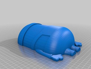 cyclop minion fácil de impressão brinquedos jogos asseclas 3d print model - Mito3D