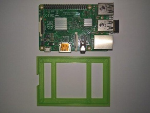 raspberry pi 2 bandeja eletrônica caso 3d print model - Mito3D