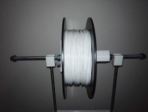 universal spool holder ball bearings 3d printer accessories filamentchallenge 3d print model - Mito3D
