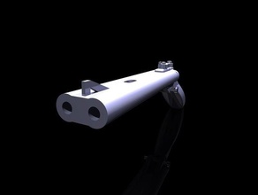 bottle rocket dual barrel shotgun mechanical toys flare outdoor shooting working 3d print model - Mito3D