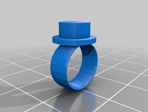top hat ring 3d printing 3d print model - Mito3D