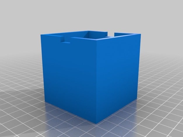 orientée cube motorisé edition fixe support moteur mécanique jouets 3D print model - Mito3D