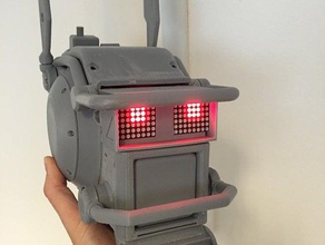 chappies hoofd robotica android briareos movierobot policerobot props robothead robots sculptuur 3d print model - Mito3D
