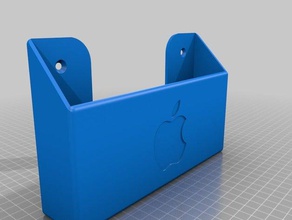 mac mini wall mount 3d afdrukken 3d print model - Mito3D