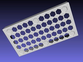 grille du ventilateur salle de bain 3d print model - Mito3D