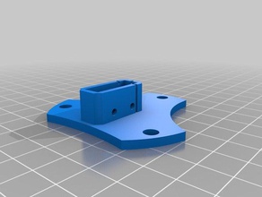 trava z-montagem de sonda rostock maxorionmax metal 3d a impressora acessórios 3d print model - Mito3D