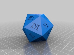d20 fate toys games dice polyhedron rpg tabletop 3d print model - Mito3D