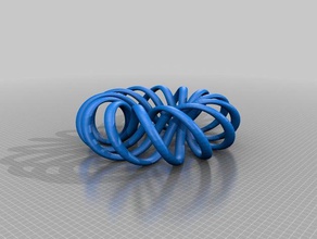 torus knoop math kunst 3d print model - Mito3D