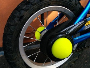 el eje de las tapas deporte al aire libre bicicletas la bicicleta niños ruedas entrenamiento 3d print model - Mito3D