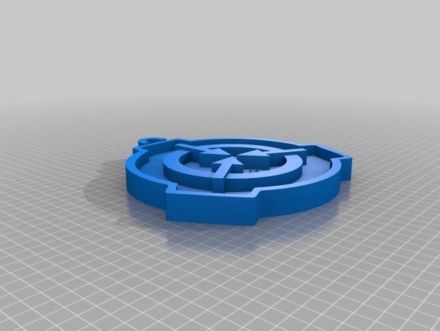 3D Printable SCP Foundation Symbol by Nathan Hogue