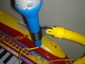nal vernacular microfono brinquedo jogo acessórios 3d print model - Mito3D
