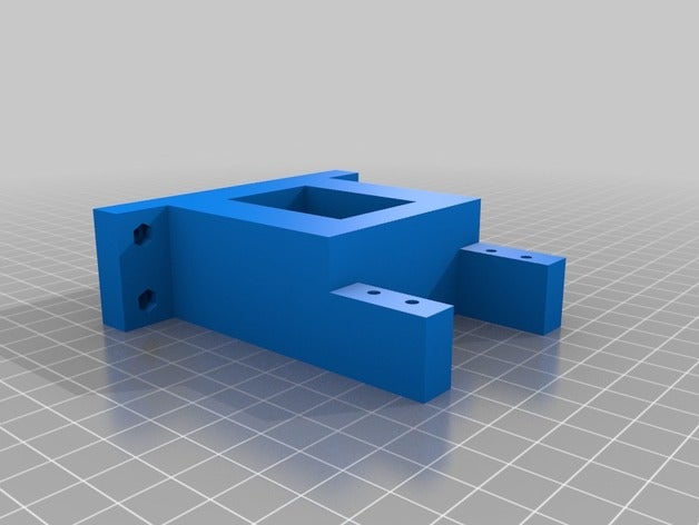 supporto servo de plástico 3d impresión 3D print model - Mito3D